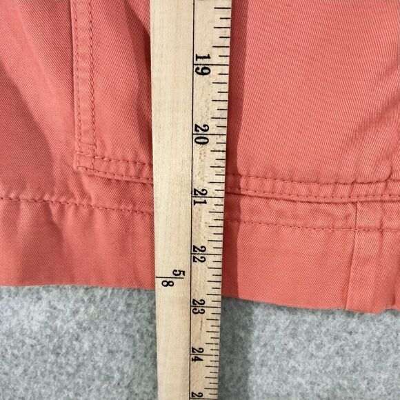 Eddie Bauer Blazer Jacket Womens Sz PL Coral Orange Long Sleeve Single Breasted - Picture 4 of 12